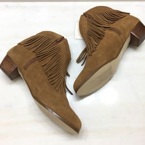 Shyanne | Western Fringe Booties 10M